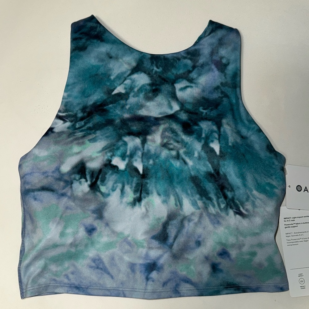 Athleta Concious Crop sports bra/cropped tank NWT!